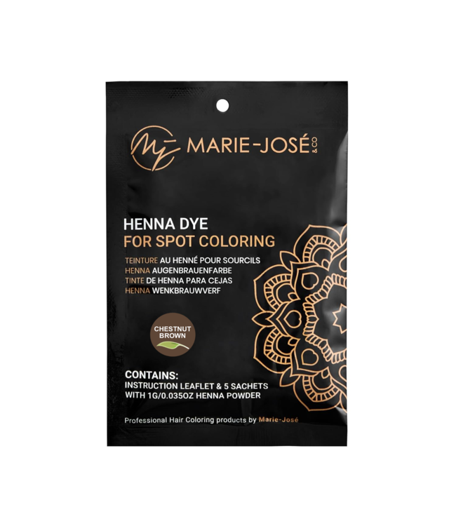 Marie-José Tinte de henna para cejas - 5 x 1g