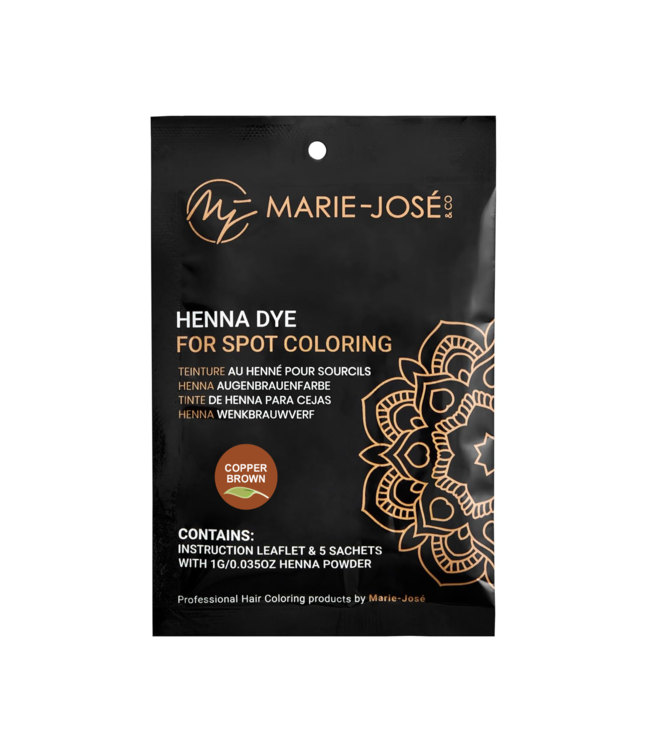 Marie-José Tinta hennè per sopracciglia  - 5 x 1g