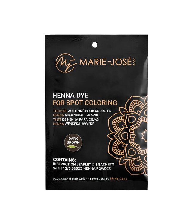 Marie-José Henna Eyebrow Tint  - 5 x 1g