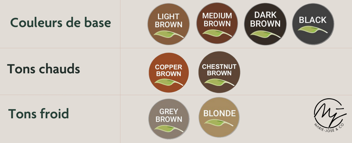 Comprendre les différentes nuances naturelles de notre teinture au henné