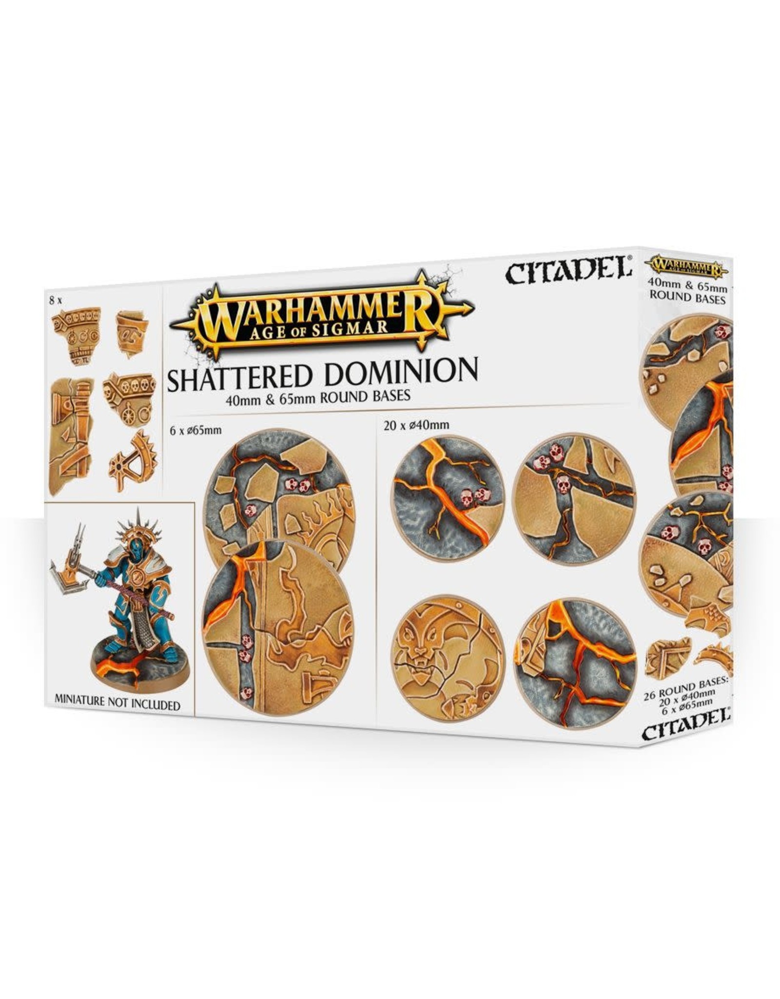 Games-Workshop AOS: SHATTERED DOMINION: 65 & 40MM ROUND