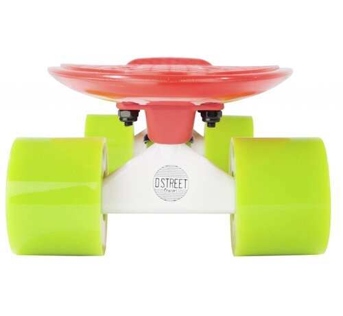 D-STREET D-STREET PENNY BOARD, ROOD/LIME