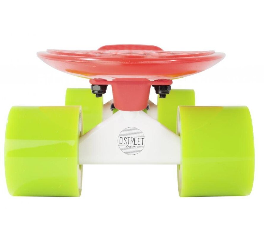 D-STREET PENNY BOARD, ROOD/LIME