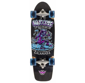 MINDLESS LONGBOARD MINDLESS CALAMARI II ZWART CRUISER BOARD