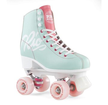 RIO ROLLER FIGURE SCRIPT TEAL ROLSCHAATSEN