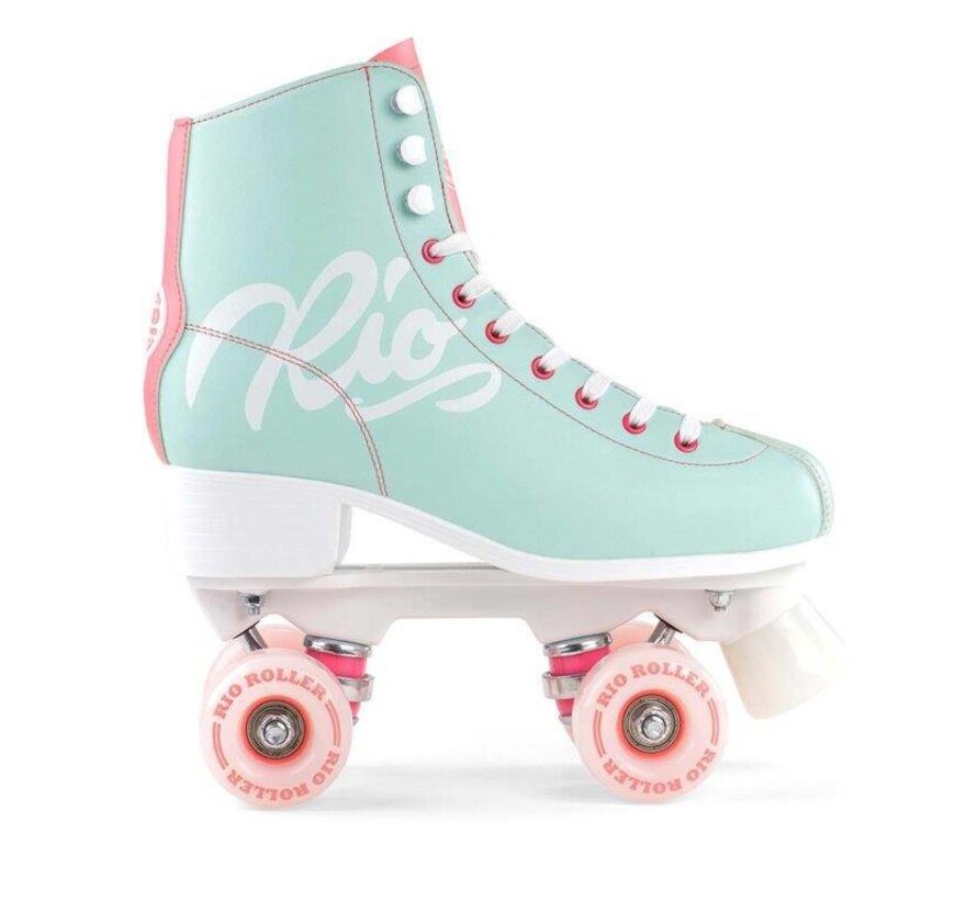 FIGURE SCRIPT TEAL ROLSCHAATSEN