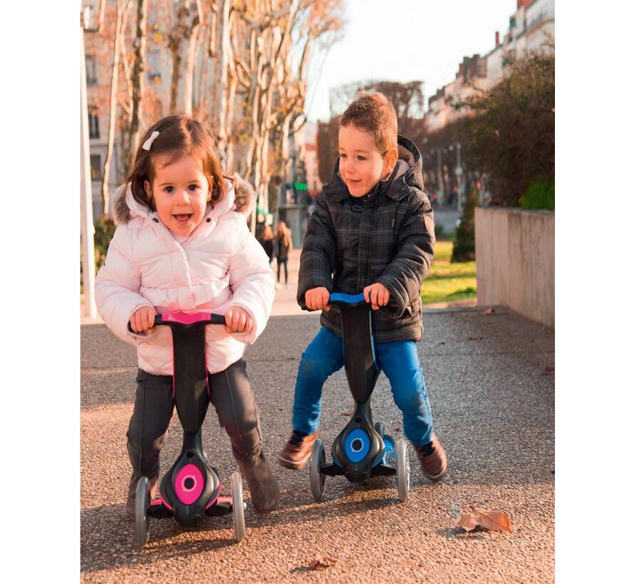 GLOBBER 5 IN 1 KINDERSTEP, 1+ ROZE