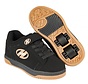 HEELYS X2 DUAL UP ZWART/GUM