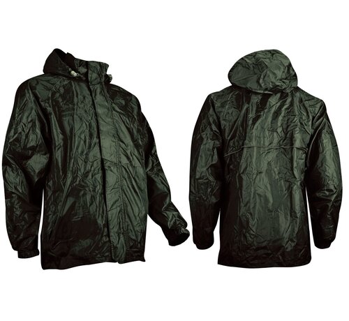 RALKA REGENJACK SENIOR, ZWART