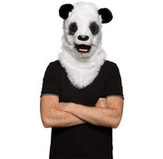 HALLOWEEN PANDA MASKER MET BEWEGENDE MOND