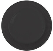 HALLOWEEN ZWARTE BORDEN 23CM - 8 STUKS