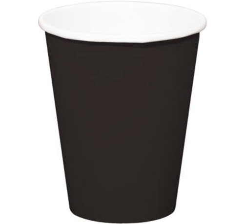 HALLOWEEN ZWARTE BEKERS 350 ML - 8 STUKS