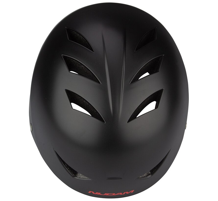 NIJDAM SKATE HELM - VERT FYRE