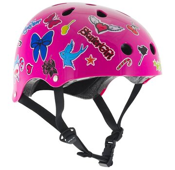 SFR ESSENTIAL SKATEHELM PINK STICKER