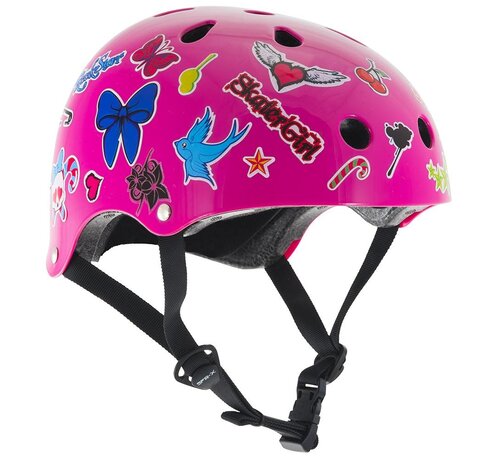 SFR ESSENTIAL SKATEHELM PINK STICKER