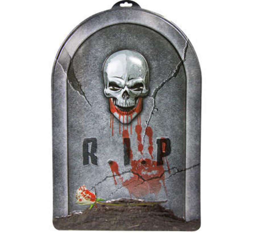 GRAFSTEEN RIP HORROR SKELET