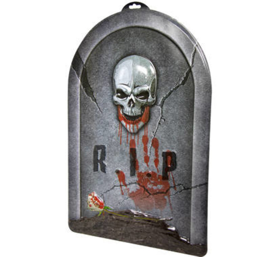GRAFSTEEN RIP HORROR SKELET