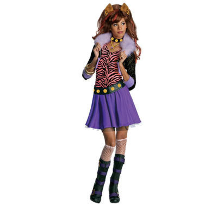 MONSTER HIGH CLAWDEEN KOSTUUM - KINDERMAAT S