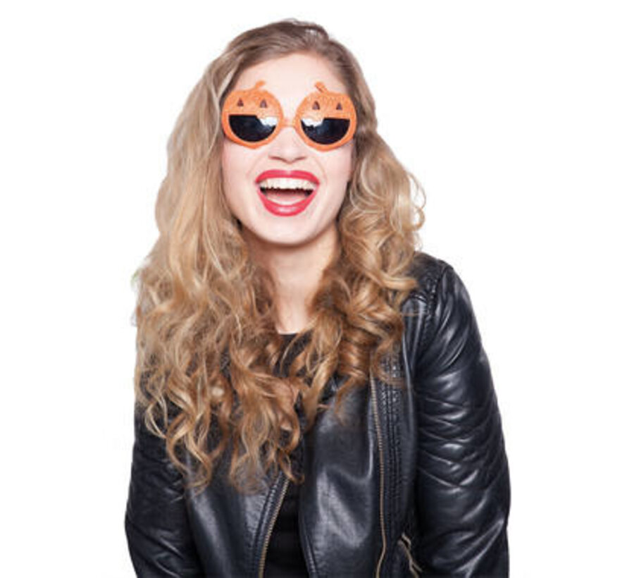 BRIL HALLOWEEN POMPOEN GLITTER