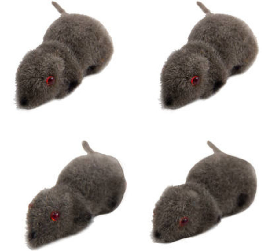 GRIJZE MUIS KLEIN - 4X