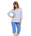 Doctor Nap Pyjama T-shirt & 3/4 broek Plus Size PB.9367