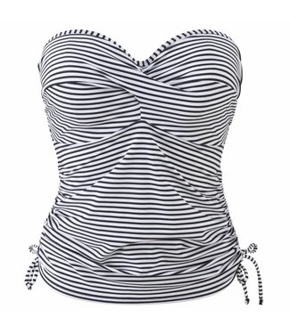 Panache Swim Bandeau Tankini Anya Stripe SW0891