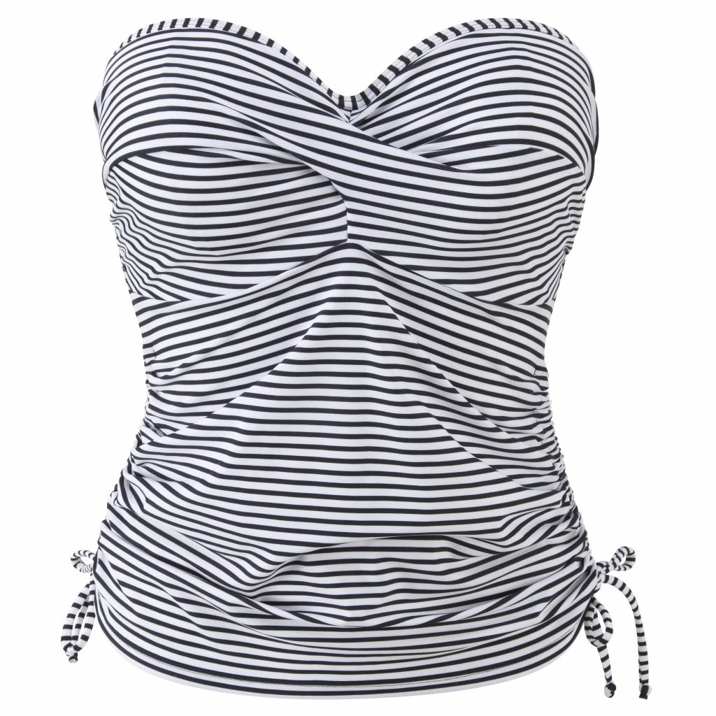 Panache Swim Bandeau Tankini Anya Stripe SW0891 Talio
