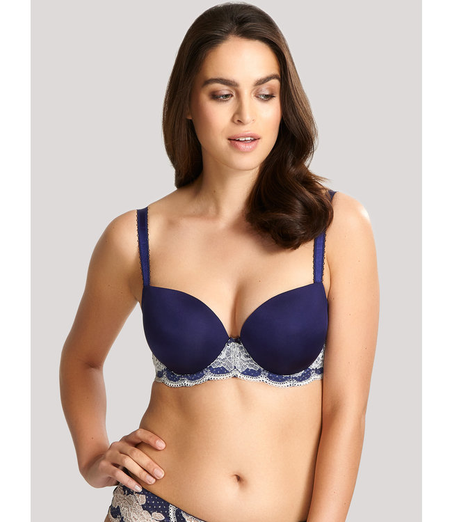 Panache Clara Voorgevormde T-Shirt Bh Navy 7251