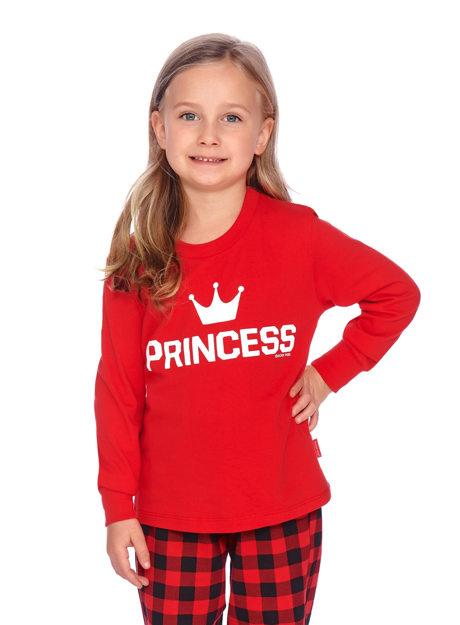 tapijt Gezond eten vrijdag Familie Pyjama voor meisjes Princess Rood PDG.9750 - Talio