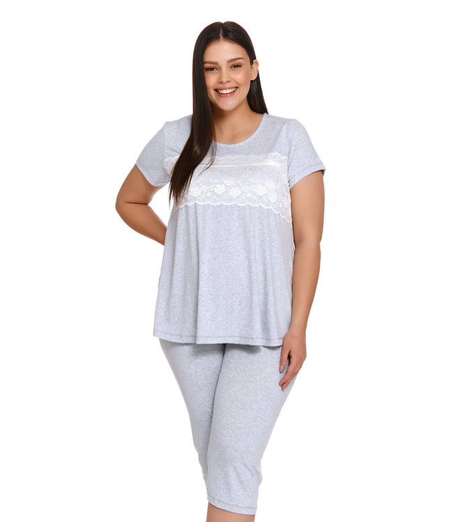 Doctor Nap Pyjama Grey Melange PW.9232