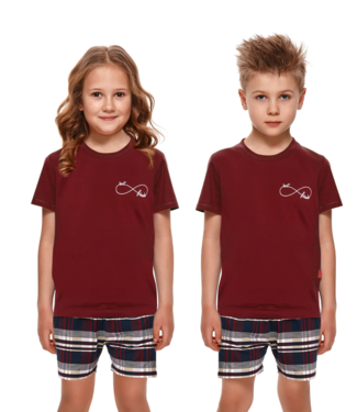 Doctor Nap Pyjama voor kinderen Best Friends Sangria PDU.4269