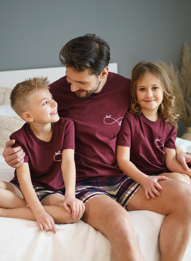 Pyjama voor kinderen Best Friends Sangria PDU.4269