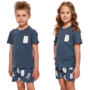 Pyjama voor kinderen Bear Yourself Deep Blue PDU.4265