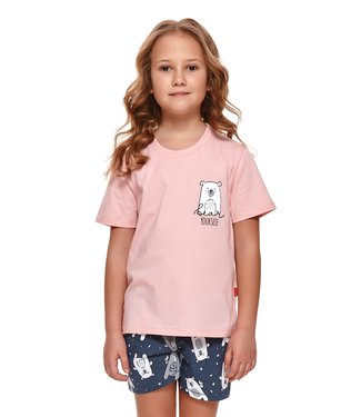 Doctor Nap Pyjama voor kinderen Bear Yourself Sweet Pink PDU.4266