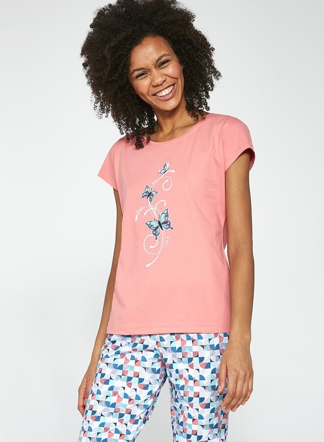 Pyjama voor dames (3-delig set) Tree Butterflies 665/202