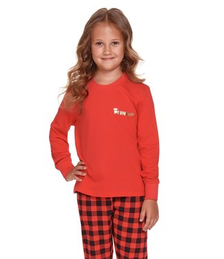 Doctor Nap Pyjama voor meisjes Princess Rood Gold PDG.4368