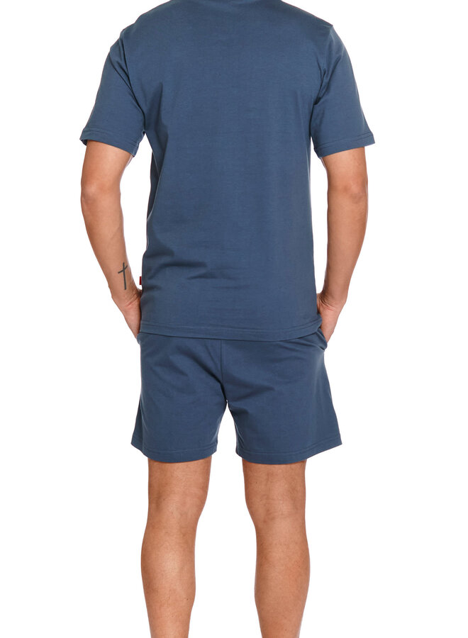 Pyjama voor heren Motorcycle Deep Blue PMB.9954