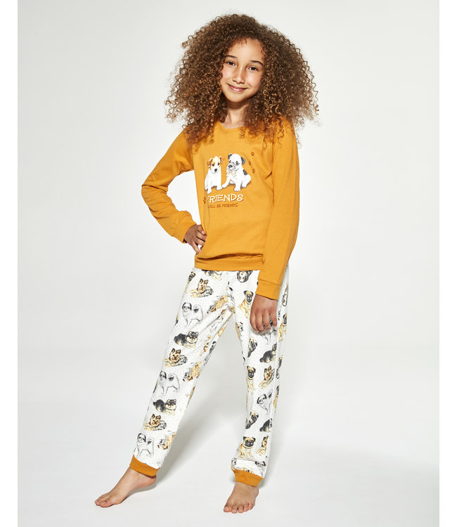 Cornette Pyjama voor meisjes Dogs 594/145 592/145
