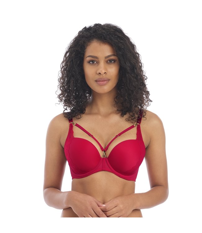 Freya Temptress Deco Voorgevormde Plunge Bh Cherry AA400131