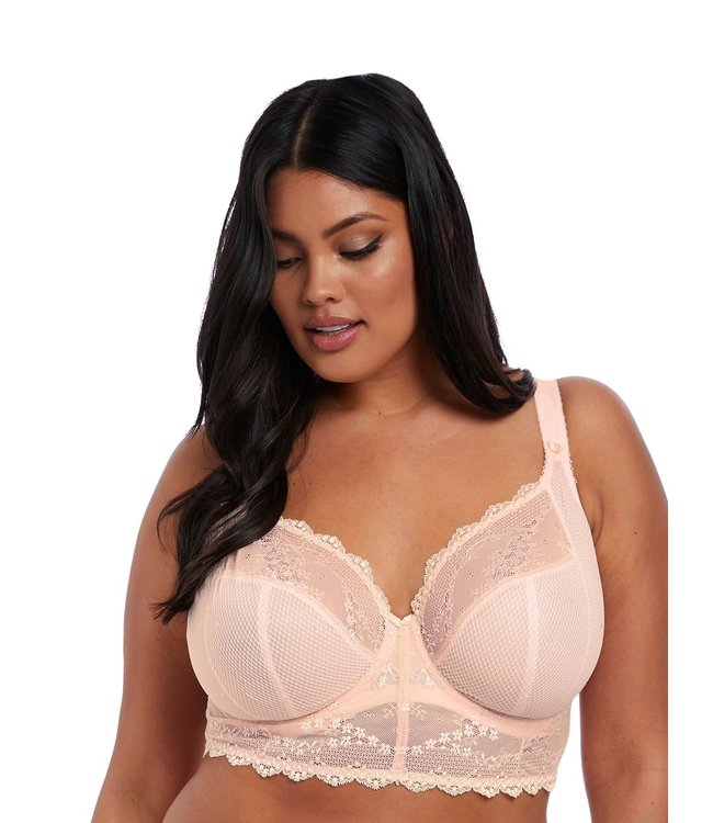 Curvy Kate CK021110 In My Dreams Non-Wired Bralette / Sleep Bra Grey/Peach