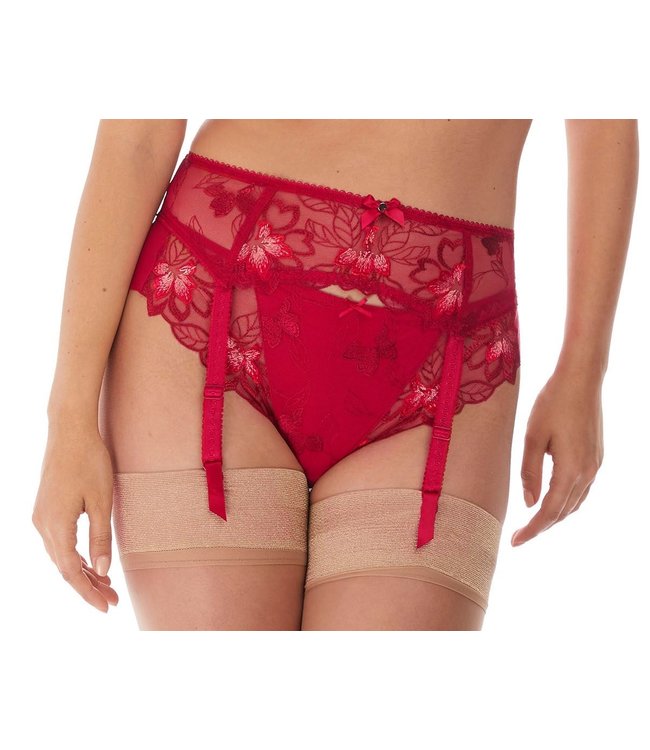 Fantasie Jarretels Leona Red FL2689