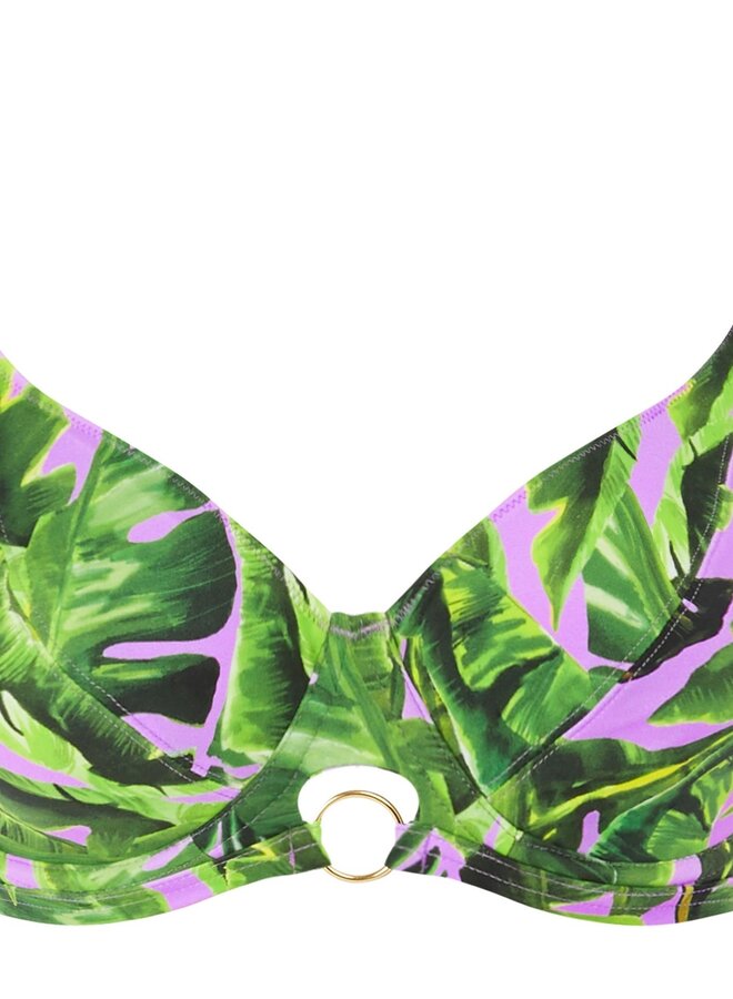 Bikini Top Jungle Oasis High Apex Cassis AS6840