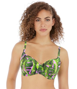 Freya Swim Voorgevoormde Bikini Top Jungle Oasis Cassis AS6845