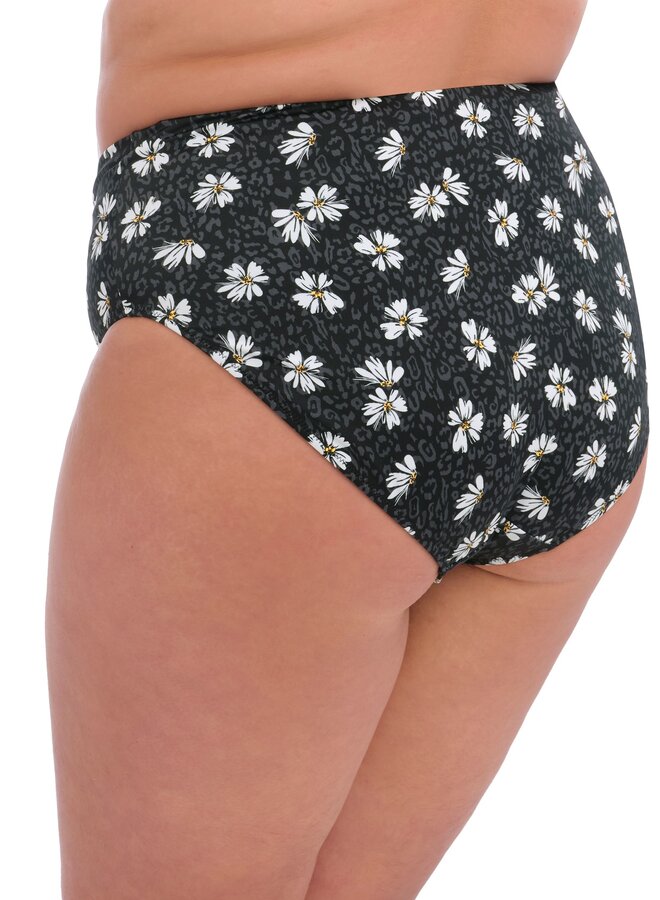 Bikini Slip Plain Sailing Black Daisy ES7273