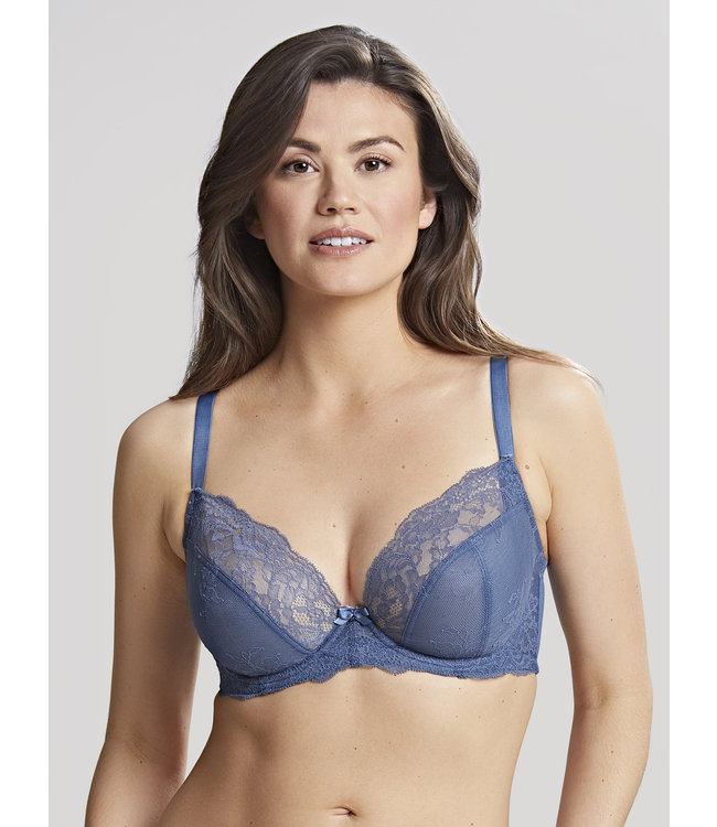 Panache Ana Plunge Bh Vintage Blue 9396