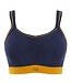 Panache Sport Voorgevormde Sport Bh zonder beugel Navy/Orange 7341B