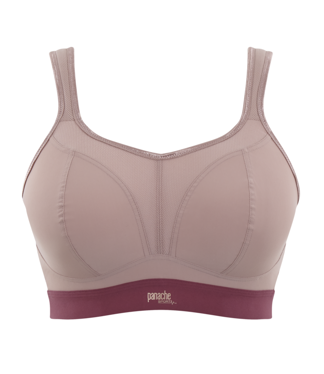 Panache Sport Voorgevormde Sport Bh zonder beugel  Warm Taupe 7341B