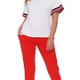 Pyjama Wit/Rood PM.4503
