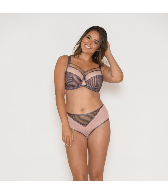 Curvy Kate Victory PinUp Balconette Bh Pink Grey CK020102