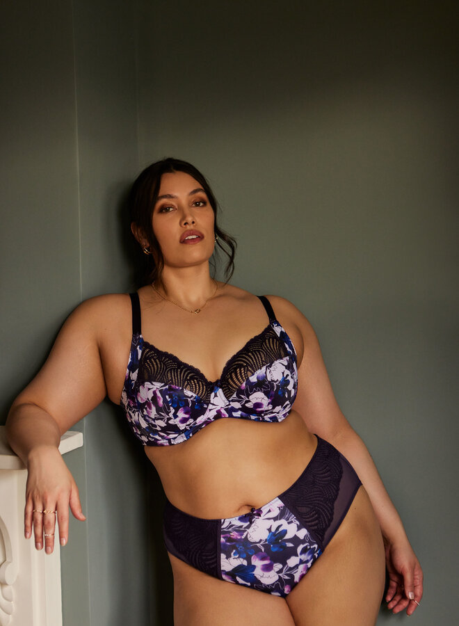 Arianna Full Cup Bh Damson Floral 10275